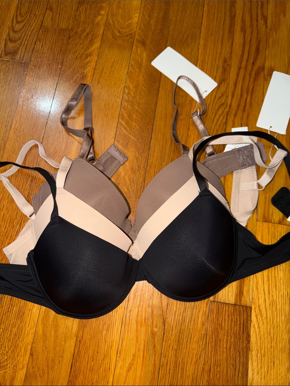 Classic Everyday T-Shirt Bra - Black, Nude & Taupe